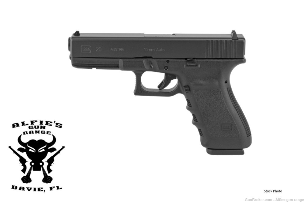 Glock 20SF 10MM 4.6" BARREL 15-ROUNDS FIXED SIGHTS- PF2050203-img-0