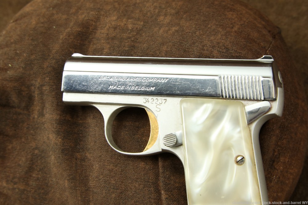 FN Baby Browning Lightweight 6.35mm/25ACP 2.1” Pocket Pistol C&R 1966-img-14