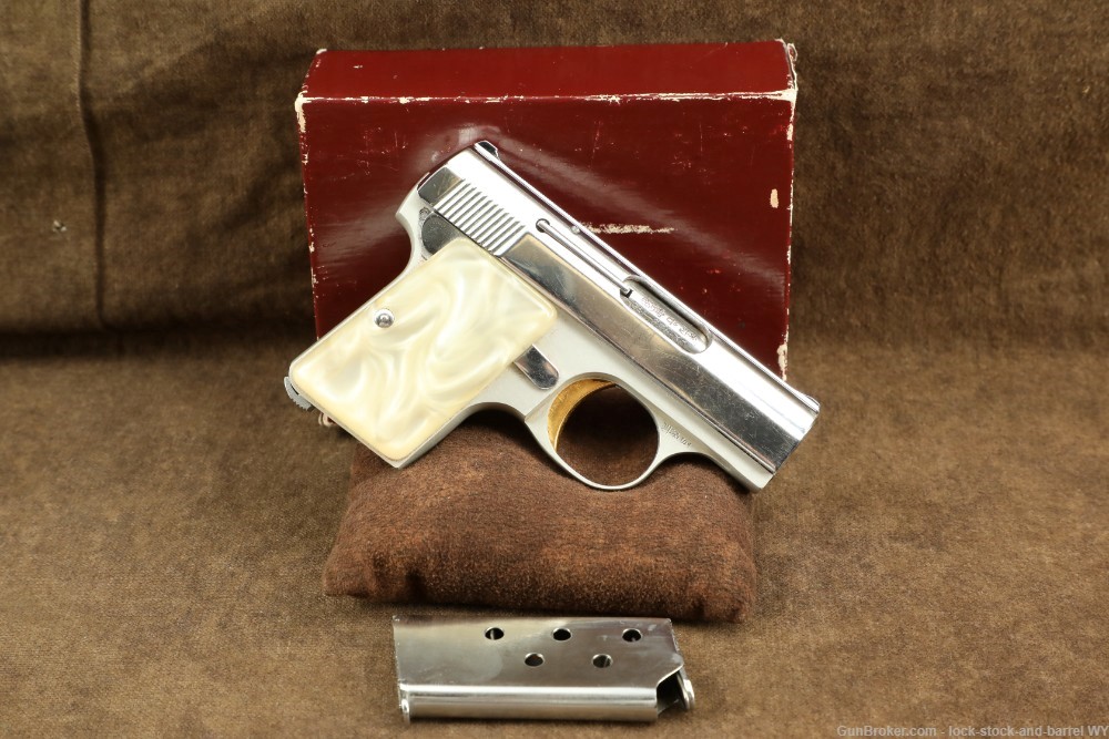 FN Baby Browning Lightweight 6.35mm/25ACP 2.1” Pocket Pistol C&R 1966-img-2