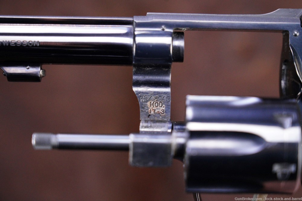Smith & Wesson S&W Model 17-3 K-22 Masterpiece .22 LR 6" Revolver 1969 C&R-img-13