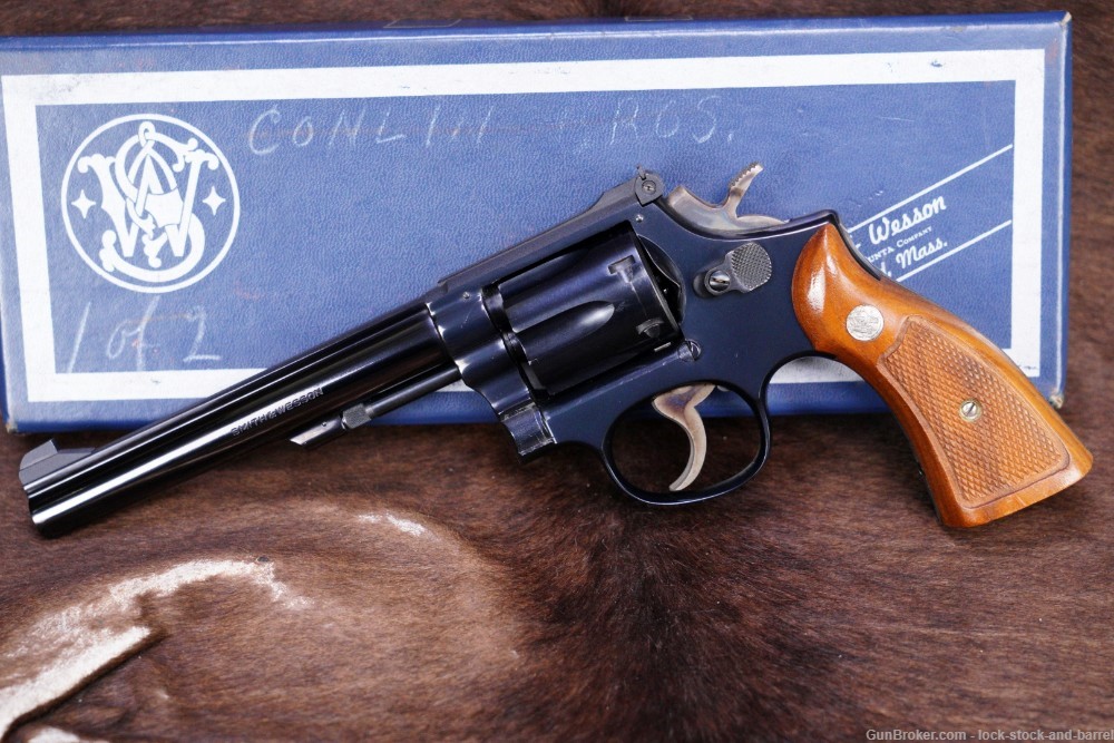 Smith & Wesson S&W Model 17-3 K-22 Masterpiece .22 LR 6" Revolver 1969 C&R-img-3
