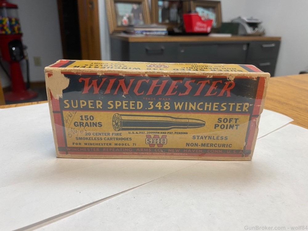 1935 348 Winchester SUPER SPEED 150 gr Soft Point NOS -img-12