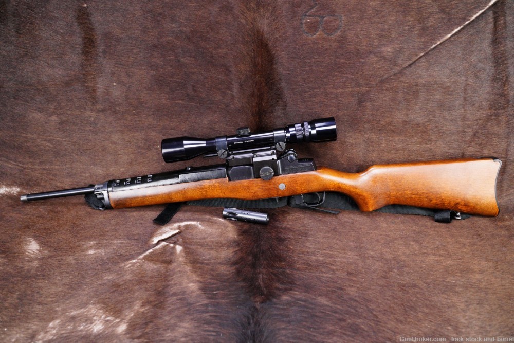Ruger Mini-14 .223 Rem 16 1/4” Semi Auto Rifle & Scope, MFD 1981-img-7