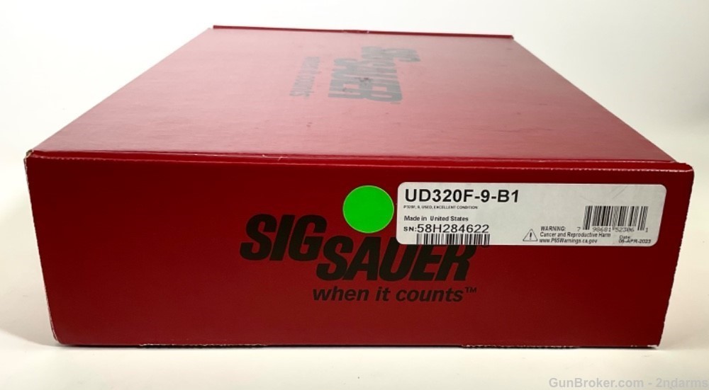 Sig Sauer P320F 9mm Red Box Refurb -img-10
