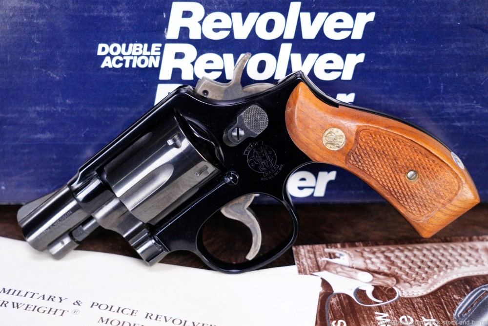 Smith & Wesson S&W Model 12-3 M&P Airweight .38 SPL 2" DA/SA Revolver 1983-img-3