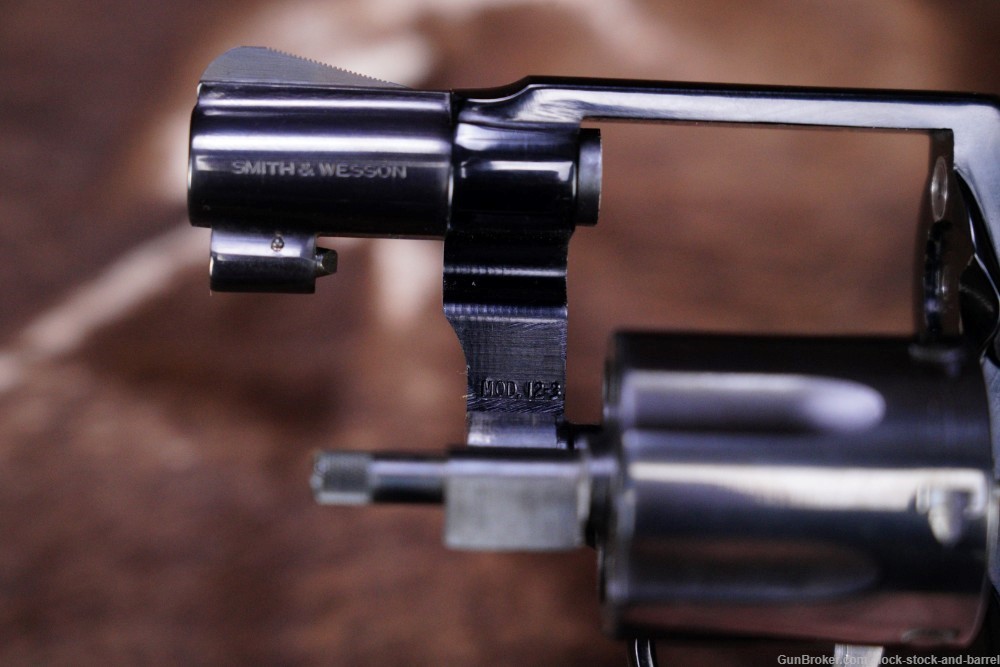 Smith & Wesson S&W Model 12-3 M&P Airweight .38 SPL 2" DA/SA Revolver 1983-img-13