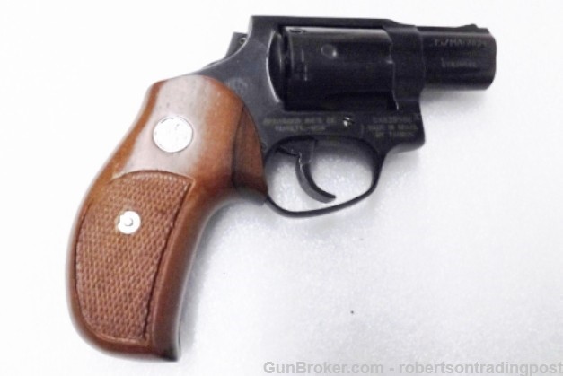 Sile Walnut Combat Grips fitted to Rossi R352, R461, R462 1980s Banana type-img-10