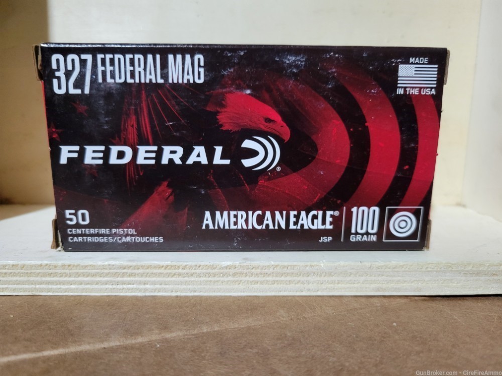 327 Fed ammo Federal American Eagle JSP 100 Grain AE327 no cc fees-img-1