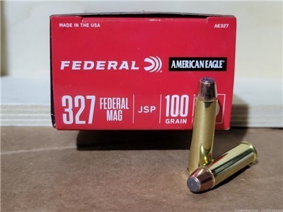 327 Fed ammo Federal American Eagle JSP 100 Grain AE327 no cc fees