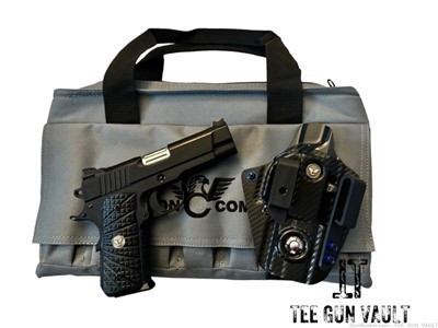 Wilson combat is Experior .45ACP 4.25” barrel with wilson holster