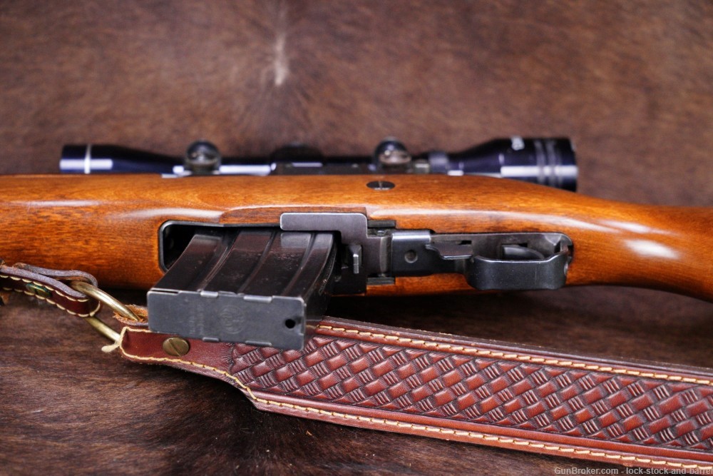 Ruger Mini-14 .223 Rem 18 1/2” Semi Auto Rifle & Scope, MFD 1981-img-12