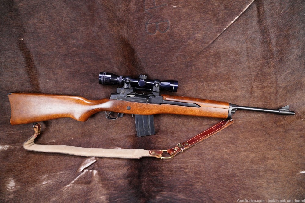 Ruger Mini-14 .223 Rem 18 1/2” Semi Auto Rifle & Scope, MFD 1981-img-6