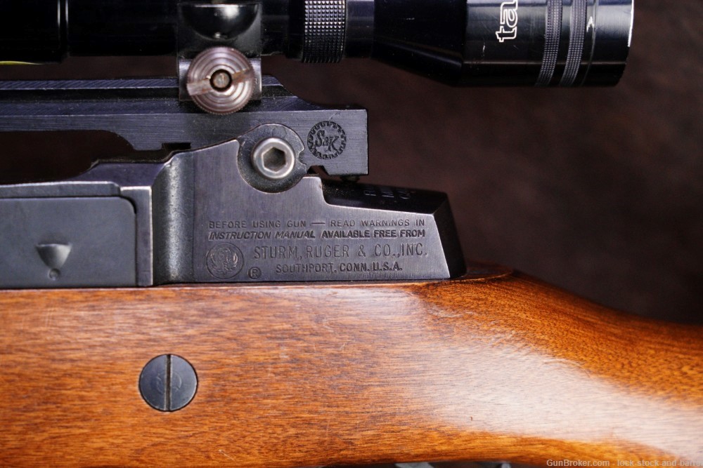 Ruger Mini-14 .223 Rem 18 1/2” Semi Auto Rifle & Scope, MFD 1981-img-18