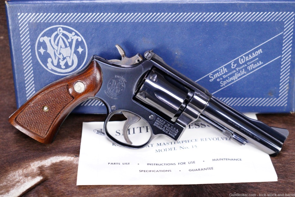 Smith & Wesson S&W Model 15-3 K-38 Masterpiece .38 Special 4" Revolver 1975-img-2