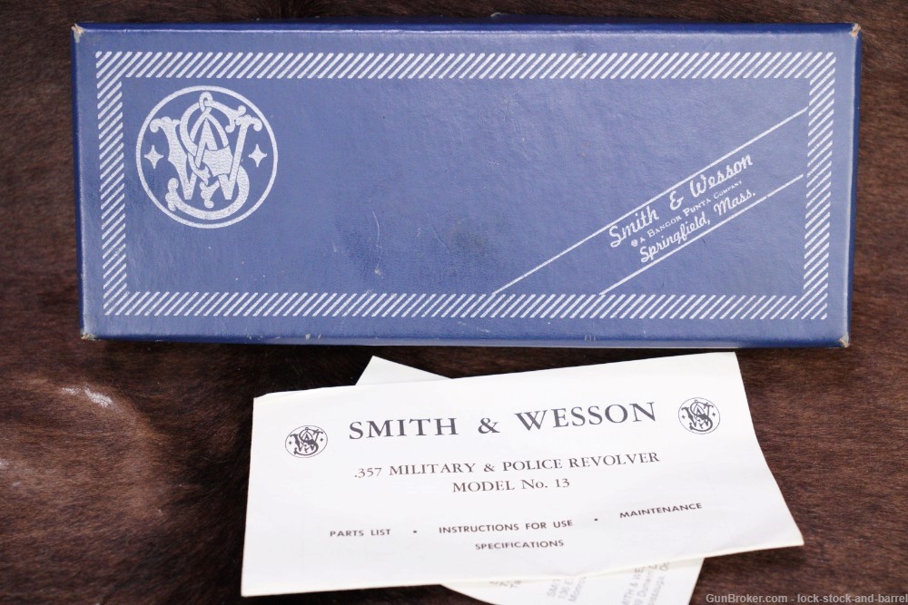 Smith & Wesson S&W Model 13-1 M&P .357 Magnum 4" DA/SA Revolver 1977-img-25