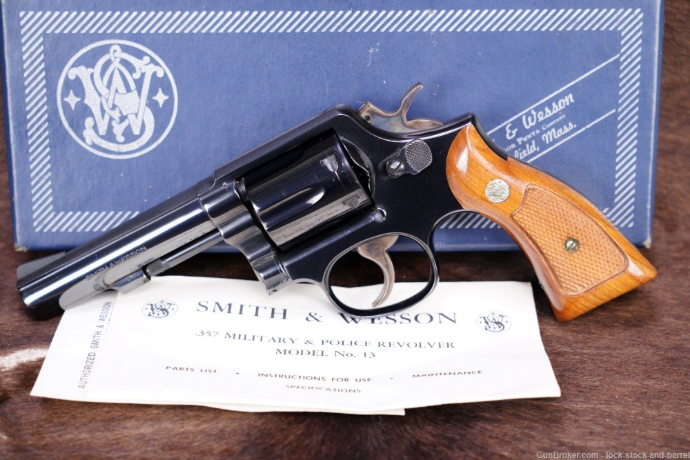 Smith & Wesson S&W Model 13-1 M&P .357 Magnum 4" DA/SA Revolver 1977-img-3