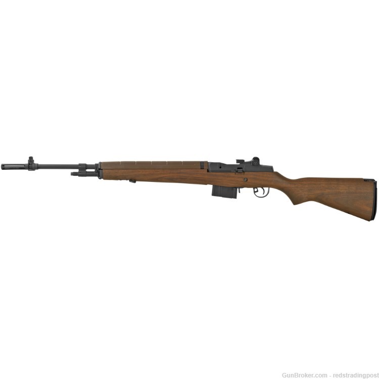 Springfield M1A Standard 22" Barrel 308 Win 1:11 Walnut Stock Rifle MA9102-img-1