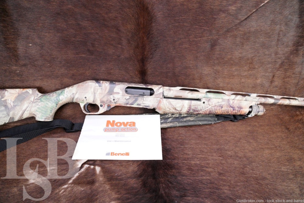 Benelli Nova 20 Gauge Camouflage 26” Pump Action Shotgun MFD 2002-img-0