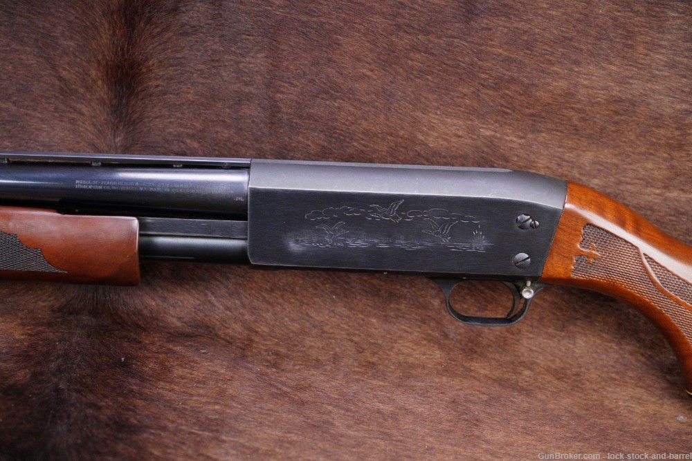 Ithaca Gun Co. Model 37 Featherlight 12 GA 26” Pump Action Shotgun-img-9
