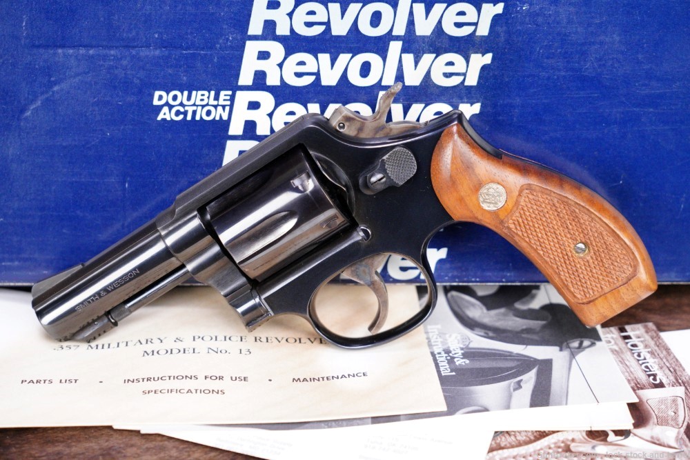 Smith & Wesson S&W Model 13-3 M&P .357 Magnum 3" DA/SA Revolver 1982-img-3