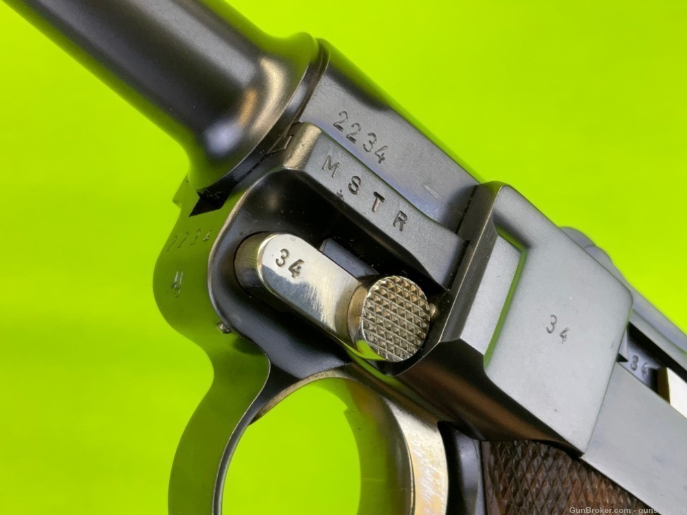 RARE Immaculate John Martz Baby Luger 41-42 JVM Trademarked P08 Mauser 9MM-img-17