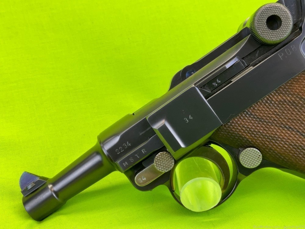 RARE Immaculate John Martz Baby Luger 41-42 JVM Trademarked P08 Mauser 9MM-img-3