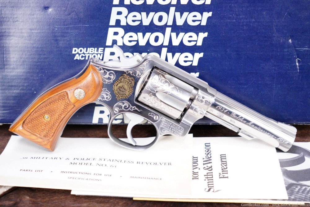One of 285 Henrico County Police Smith & Wesson Model 64-3 .38 Spl Revolver-img-2