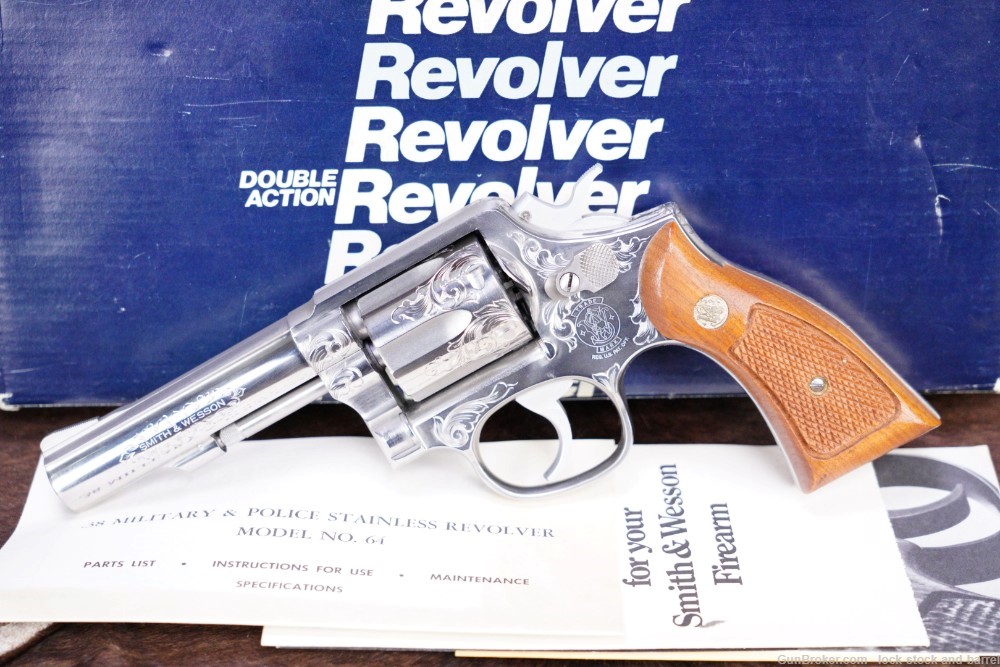 One of 285 Henrico County Police Smith & Wesson Model 64-3 .38 Spl Revolver-img-3
