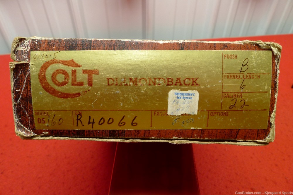 Colt Diamondback 22LR 6" 1978 In Stock!-img-14