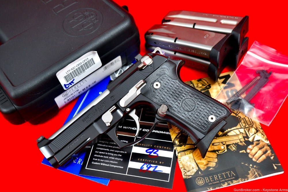 Awesome Langdon Tactical Beretta 92G Elite Competition 9mm NIB Must Have-img-0