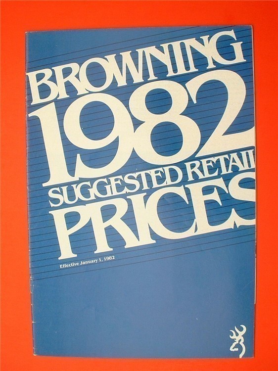 1982 OEM BROWNING Catalog, Price List Set - XLNT-img-1