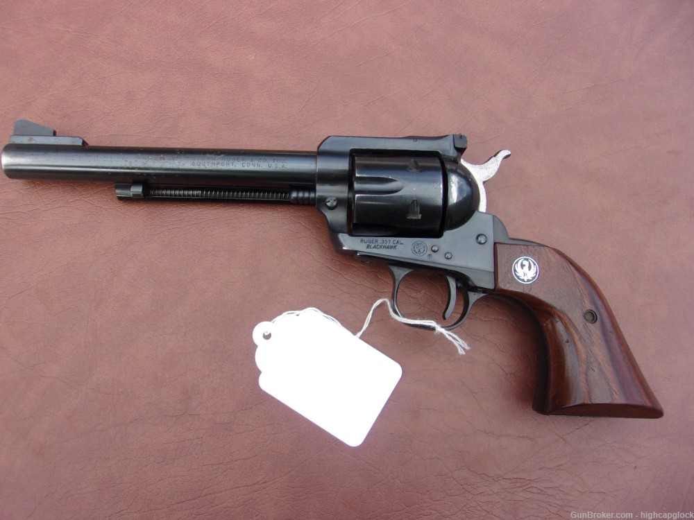 Ruger Blackhawk .357 Mag 3 Screw NON CONVERTED 6.5" 1972 Revolver $1START-img-5
