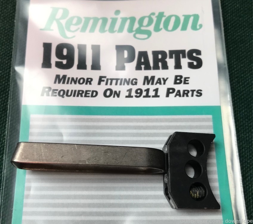 Remington 1911 3 HOLE * ADJUSTABLE * TRIGGER serrated BLACK 80 series-img-1