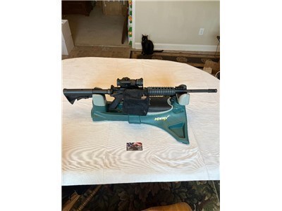 ANDERSON AM-15 AR-15 RIFLE, RF85 TREATED, RED DOT, 16", 7.62X39, “ONLY ONE”