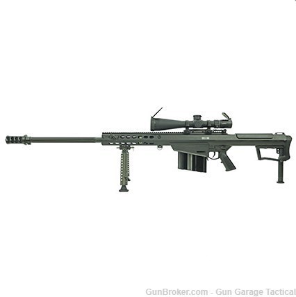 Barrett M107A1 MIL 29" BLK Military contract Over run Item With Paperwork-img-0