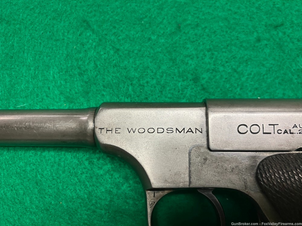 Colt "The Woodsman" .22LR  1930 DOM 6" barrel NO RESERVE!-img-3