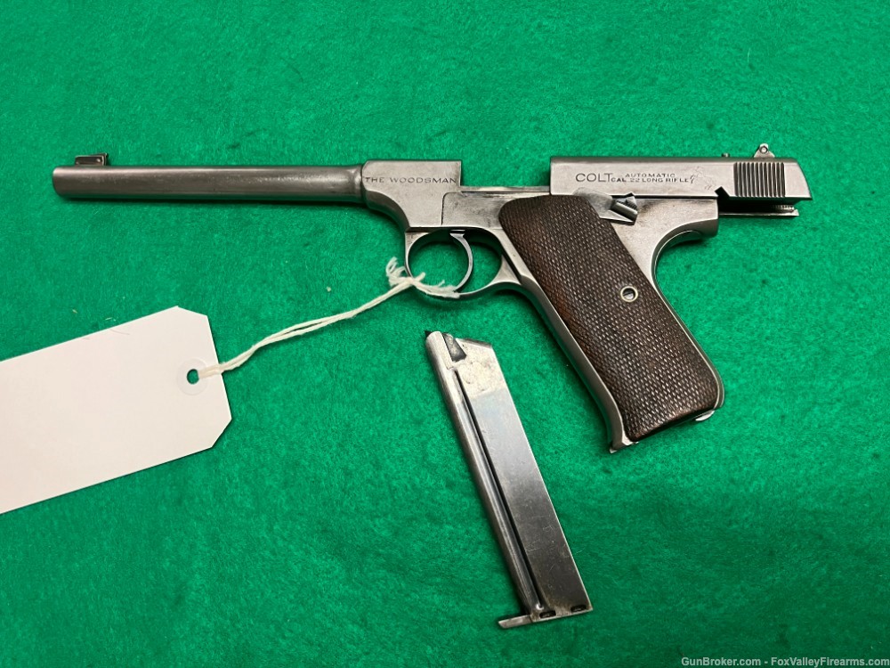 Colt "The Woodsman" .22LR  1930 DOM 6" barrel NO RESERVE!-img-11