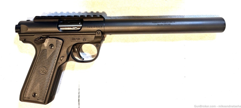 Suppressed Ruger Mark IV Pistol-img-1