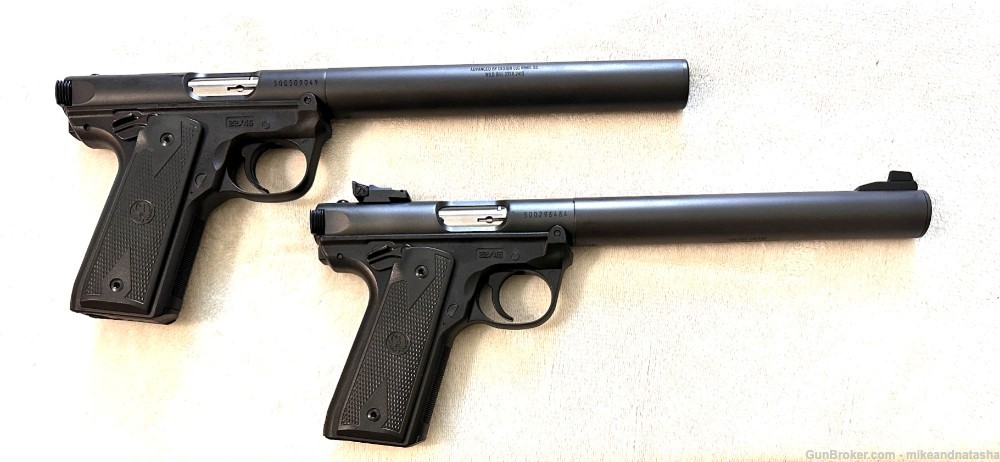 Suppressed Ruger Mark IV Pistol-img-2