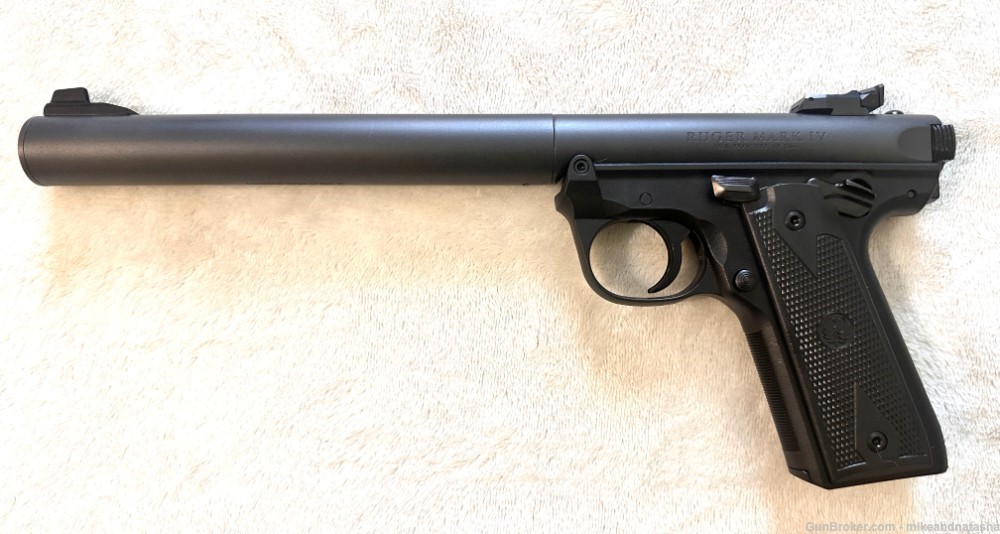 Suppressed Ruger Mark IV Pistol-img-0