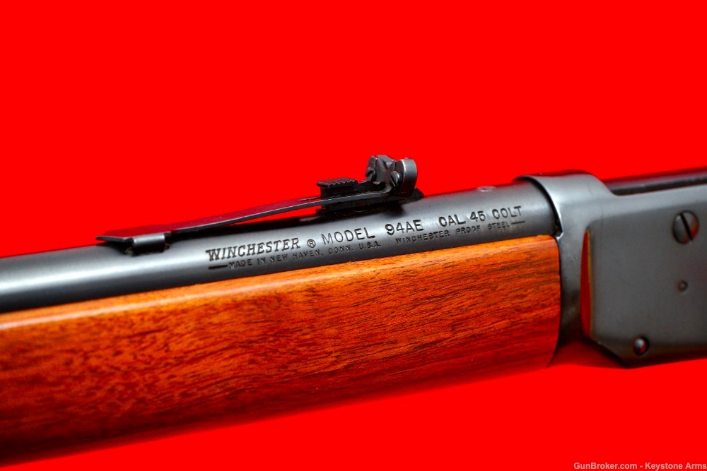 Desired Winchester 1894 94AE .45 Colt 20" Barrel & Smooth Wood-img-16