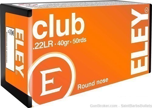 Eley Club .22 LR 40 Grain Lead Round Nose - 50 Rounds-img-0