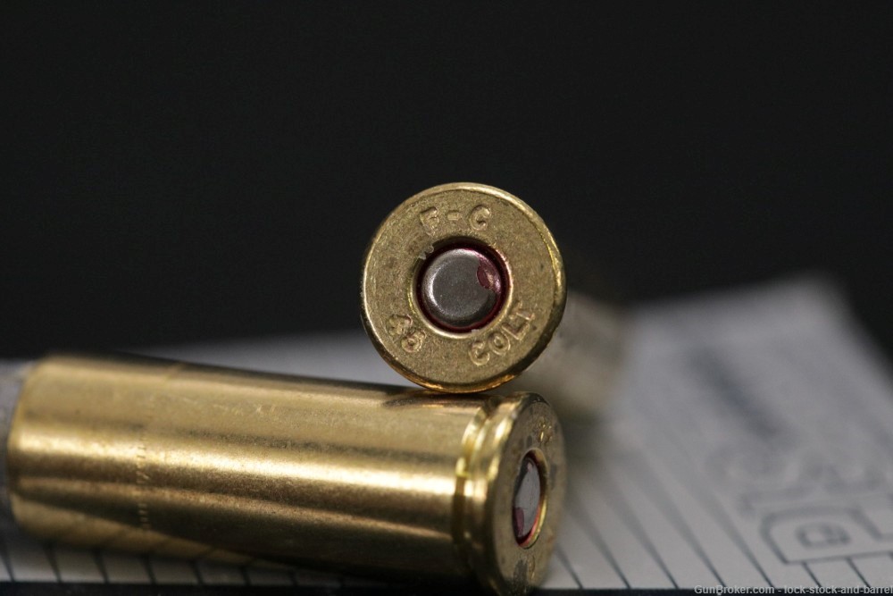 500x .45 Colt Ammunition Federal 225 Grain Lead SWC-HP Bullets-img-6