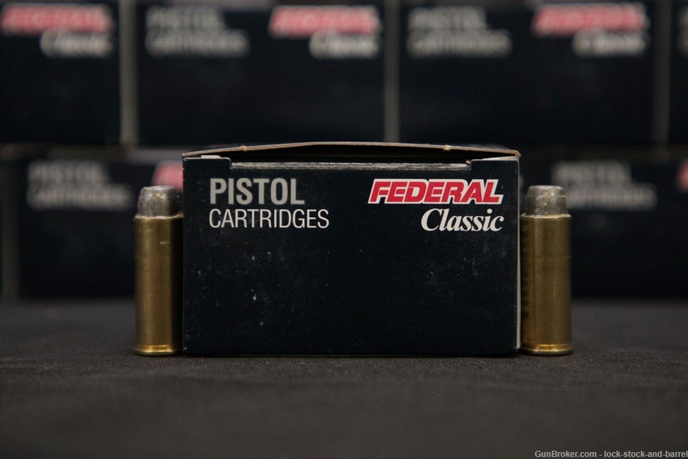 500x .45 Colt Ammunition Federal 225 Grain Lead SWC-HP Bullets-img-4