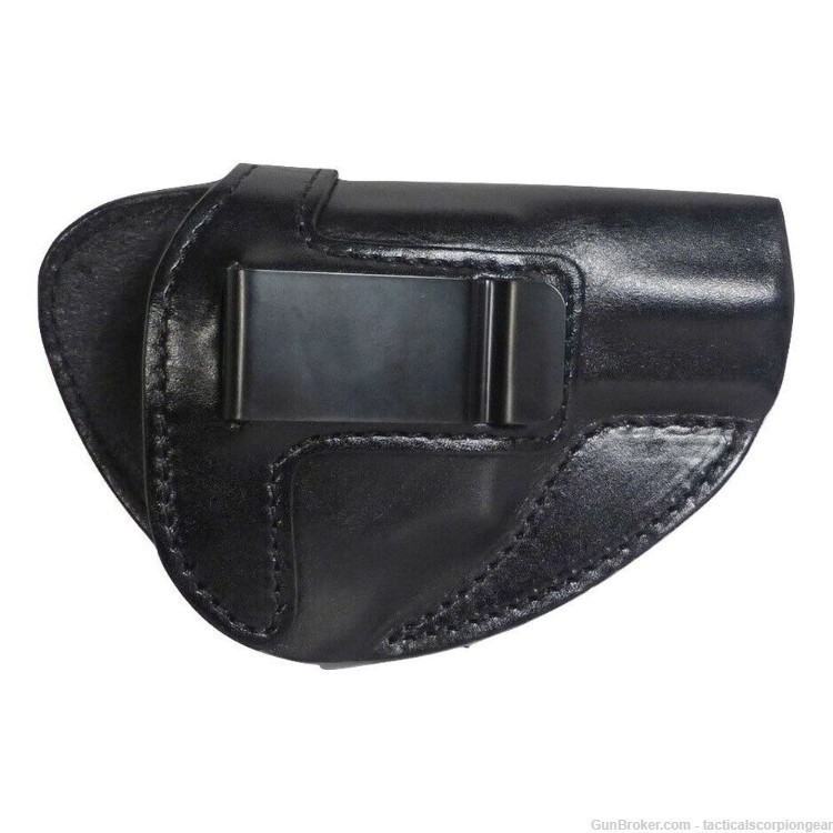 Leather IWB Holster Fits: Ruger GP100 3"-img-0