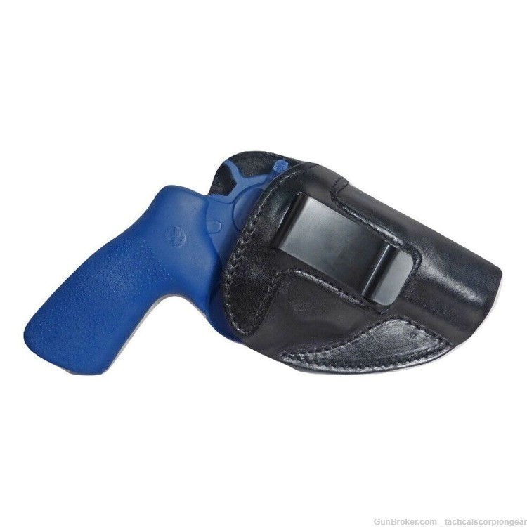 Leather IWB Holster Fits: Ruger GP100 3"-img-5