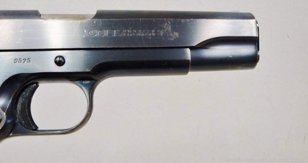 RARE PRE-WAR COLT SUPER .38 AUTOMATIC 1911 EARLY! MANUFACTURED 1930 BLUE -img-2
