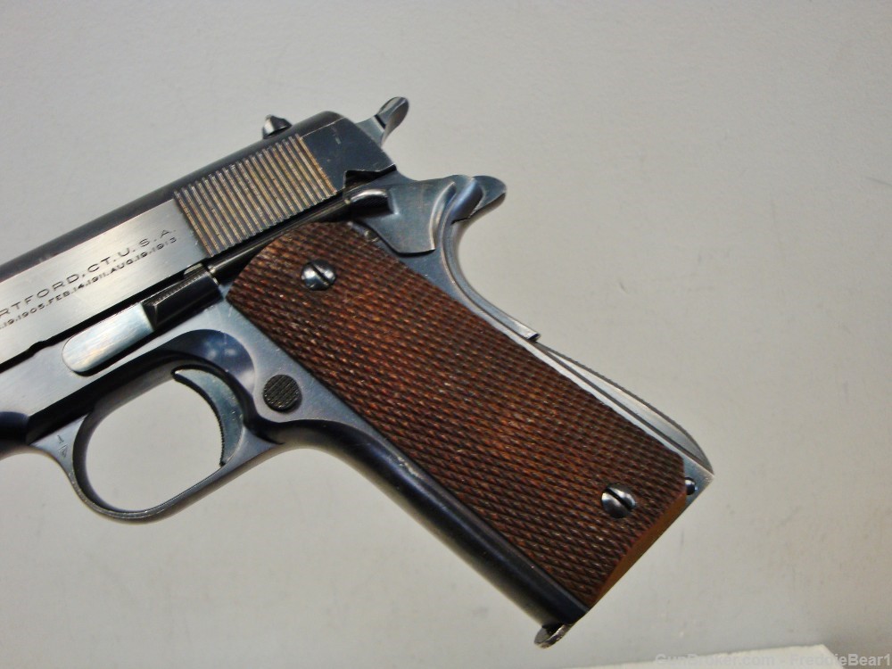 RARE PRE-WAR COLT SUPER .38 AUTOMATIC 1911 EARLY! MANUFACTURED 1930 BLUE -img-11