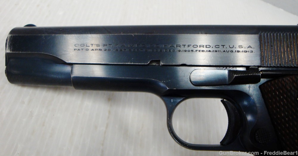 RARE PRE-WAR COLT SUPER .38 AUTOMATIC 1911 EARLY! MANUFACTURED 1930 BLUE -img-15