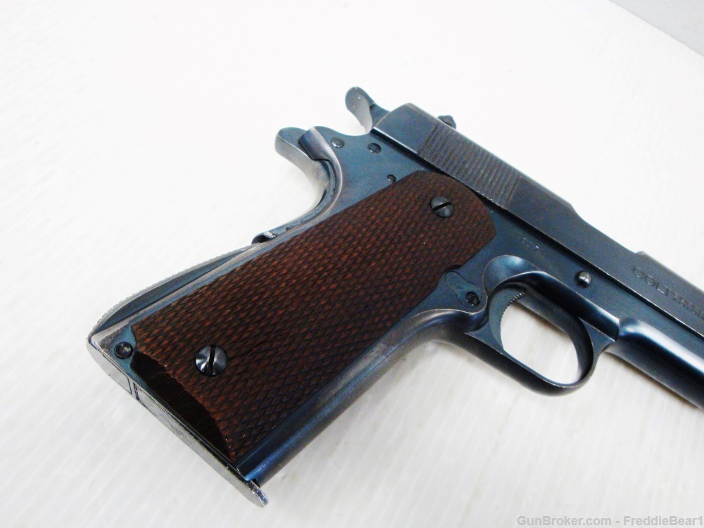 RARE PRE-WAR COLT SUPER .38 AUTOMATIC 1911 EARLY! MANUFACTURED 1930 BLUE -img-4